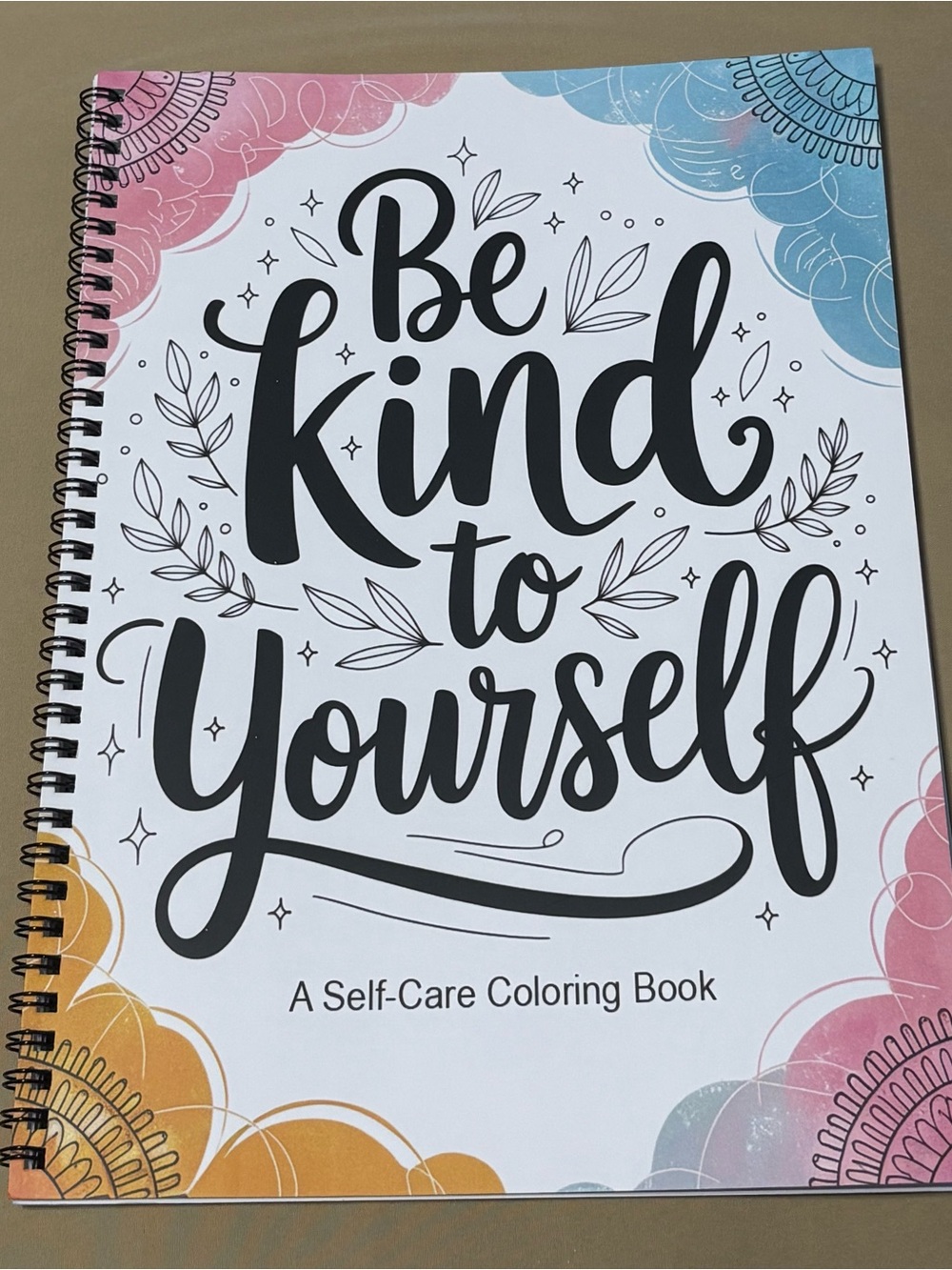 Be Kind to Yourself Self-Care Coloring Book - Picture 4 of 5